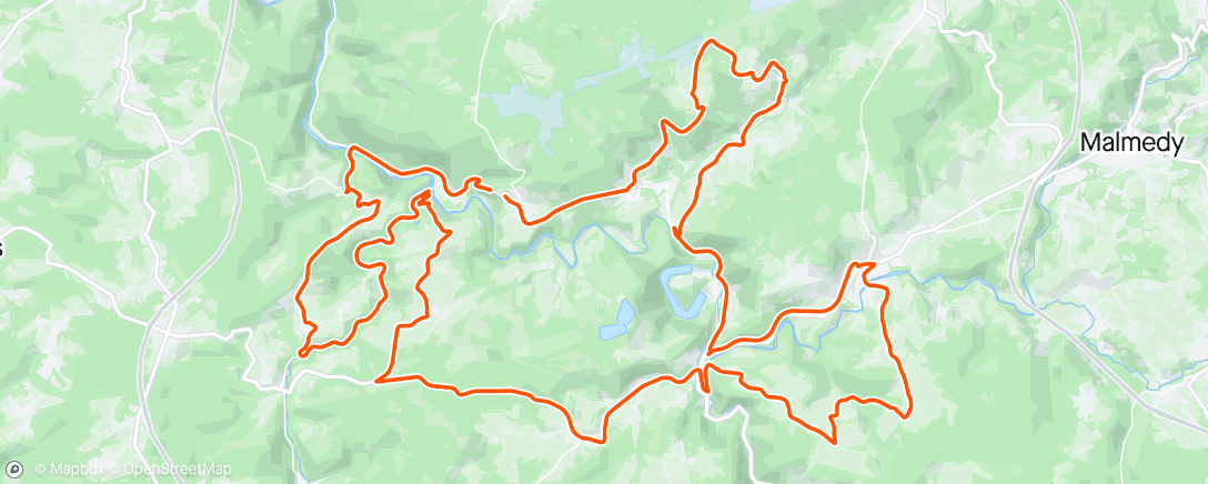 Map of the activity, Les Ardennes avec 😍