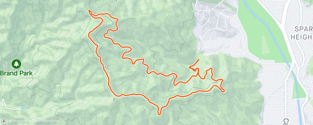 Map of the activity, Beaudry Loop