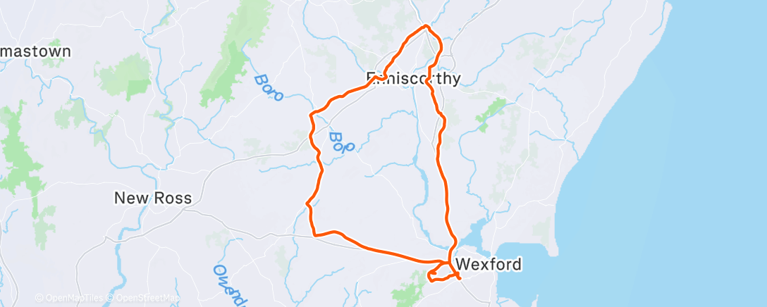 Map of the activity, Morning Ride
