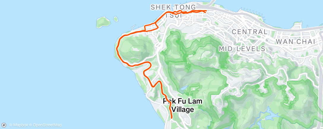 Map of the activity, Morning Ride