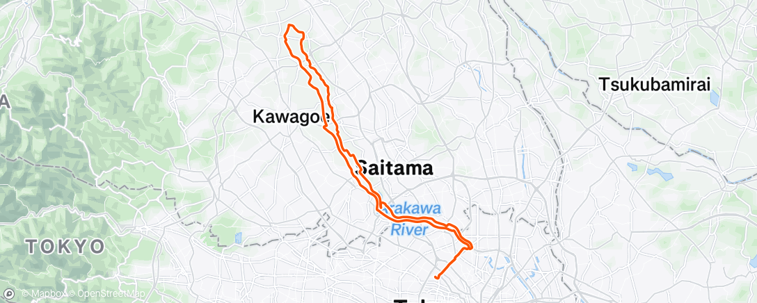 Карта физической активности (Morning Ride)