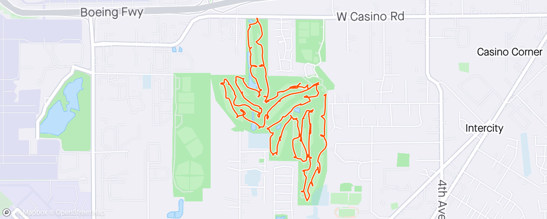 Map of the activity, Morning Golf ⛅