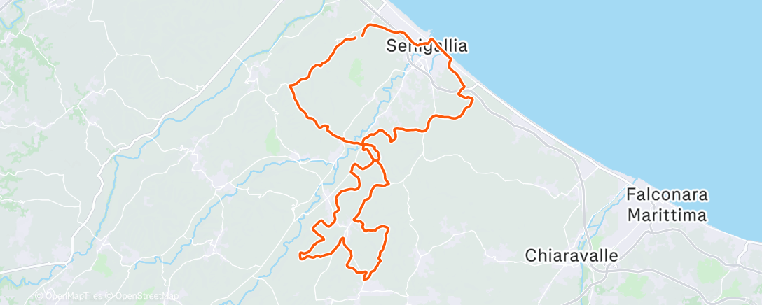 Map of the activity, Mtb