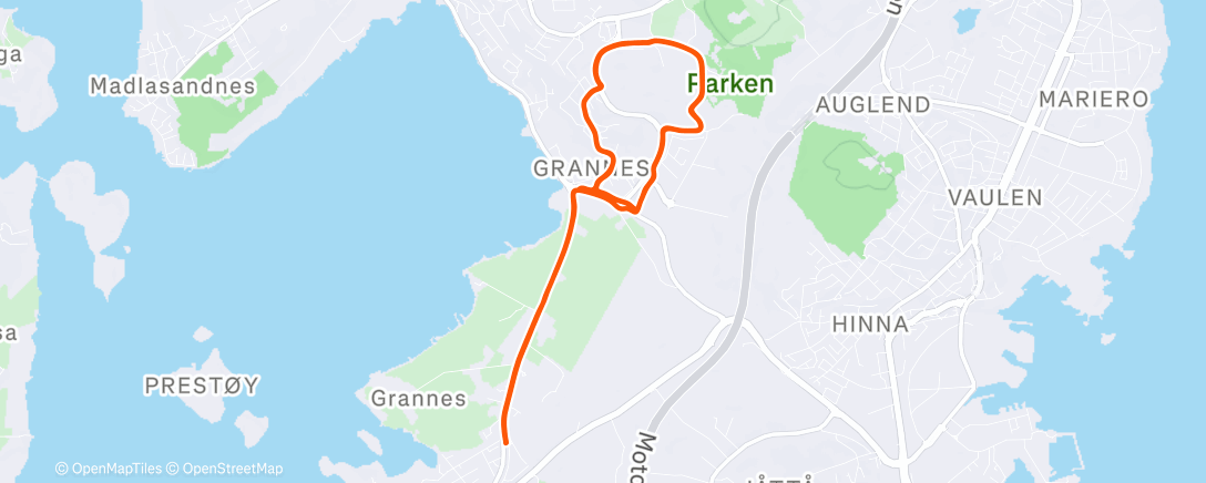 Map of the activity, 5xGrannes