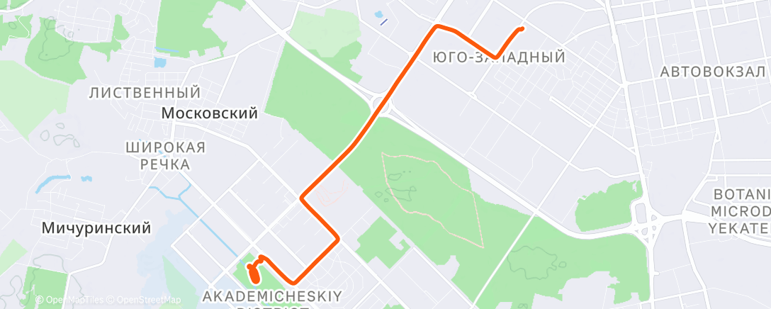 Карта физической активности (Lunch Ice Skate)