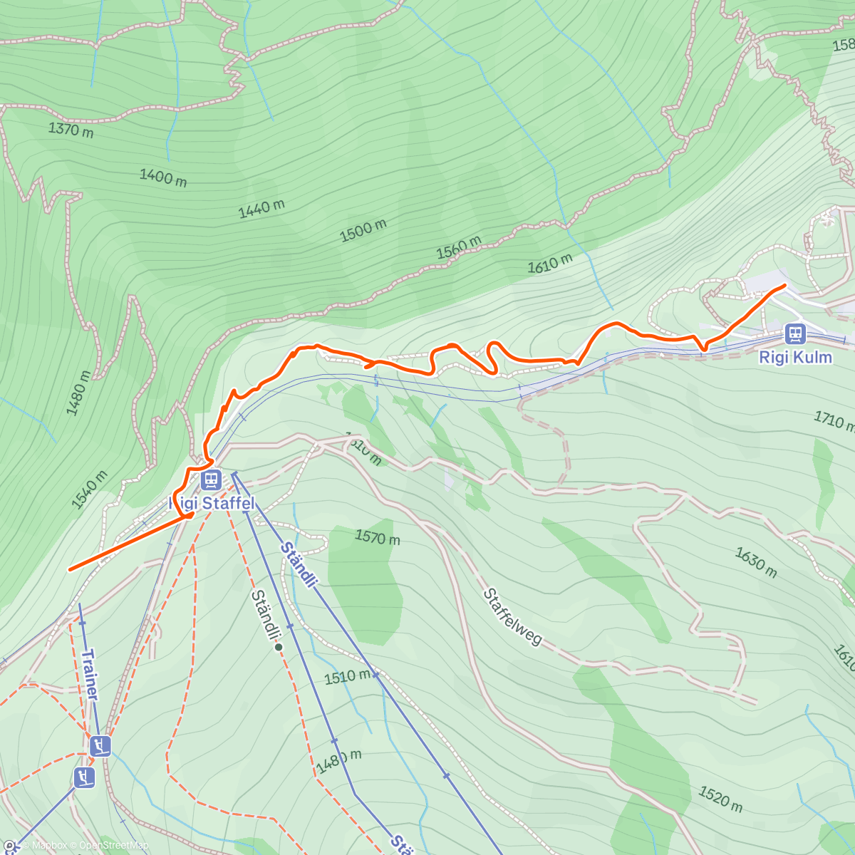 Карта физической активности (Rigi with in-laws)