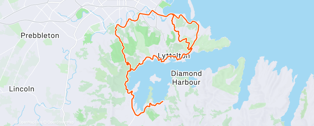 Карта физической активности (Morning Ride)