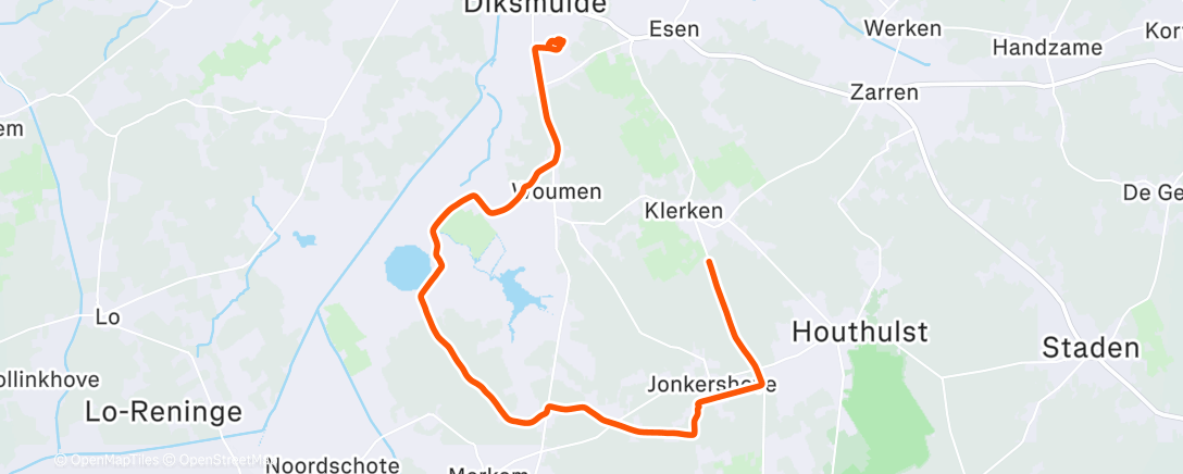 Mapa de la actividad (Ochtendrit)