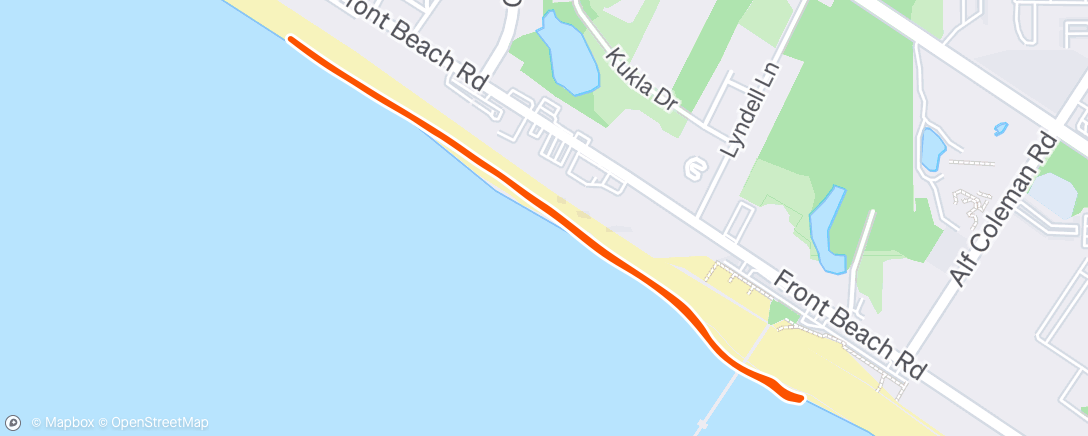 Map of the activity, Afternoon Walk