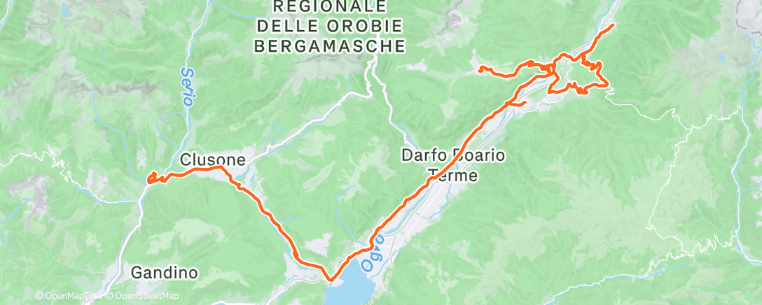 Карта физической активности (Pedalata mattutina)