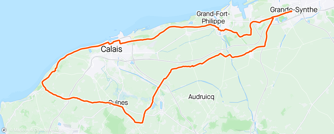 Map of the activity, Cap blanc Nez 🤩