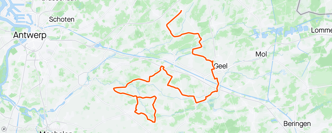 Map of the activity, Heistse pijl