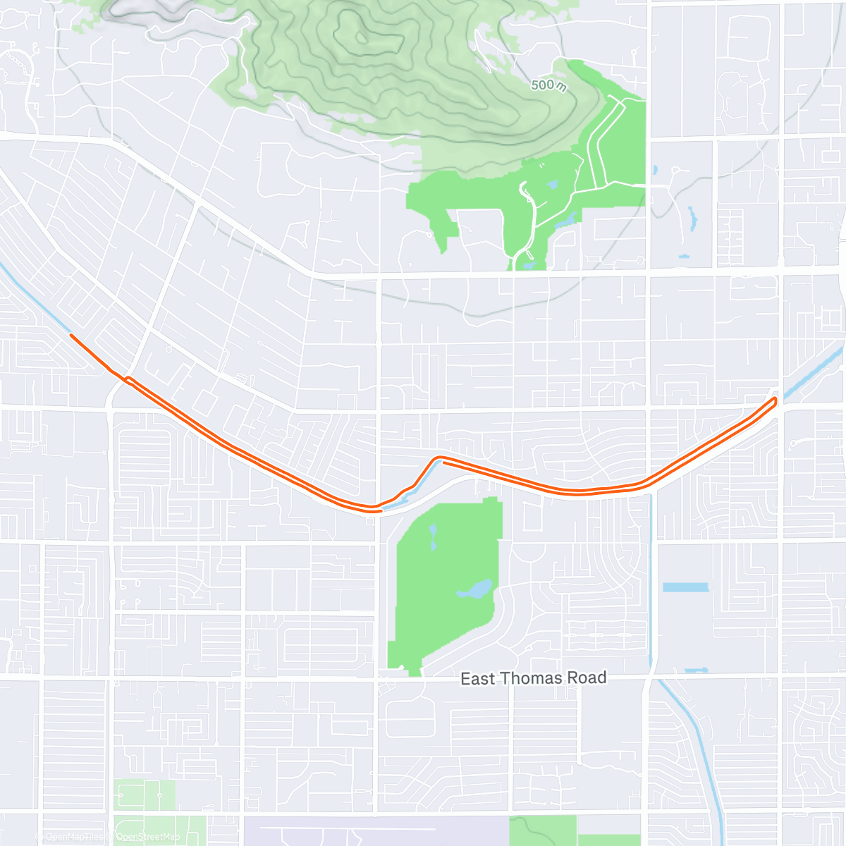 Map of the activity, Track tomorrow