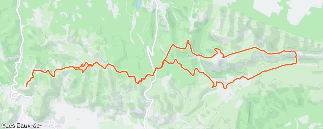Map of the activity, Footing de Noël des Taras 🎄🎅