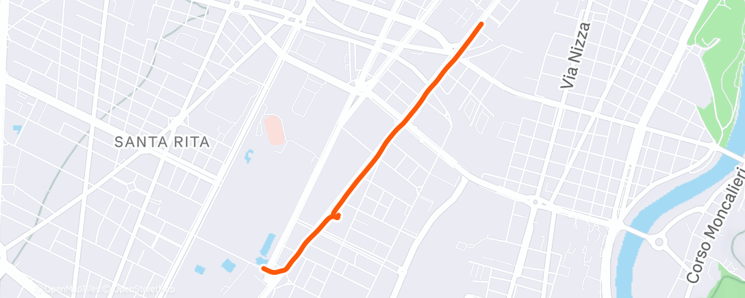 Map of the activity, Afternoon Ride