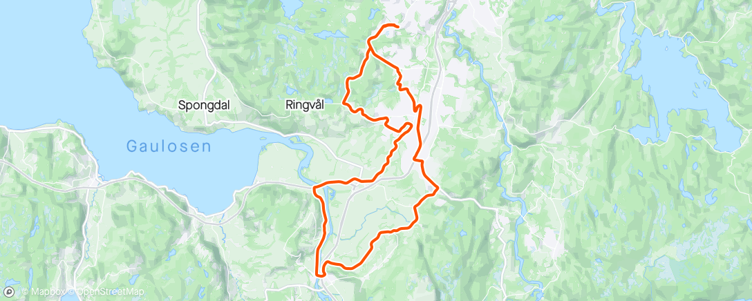 Map of the activity, Pre-taco Friday ride 😃