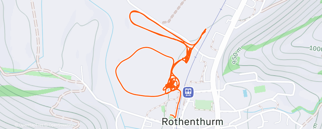Map of the activity, XC Thurä mit de Kids
