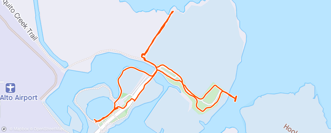 Map of the activity, Baylands walk