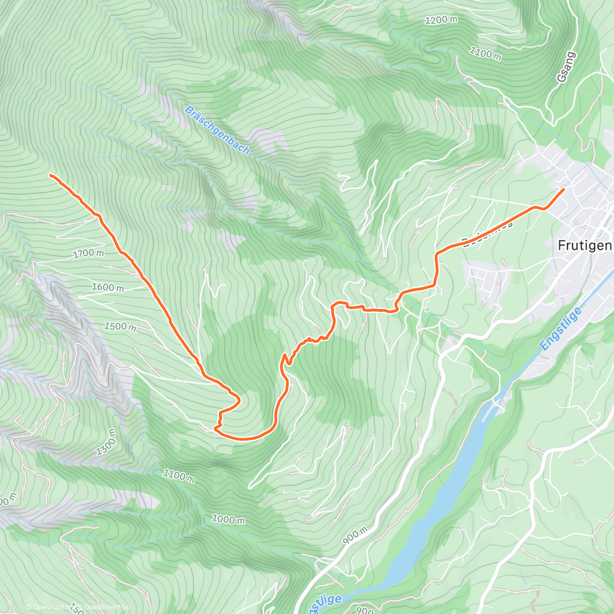 Map of the activity, H&F
