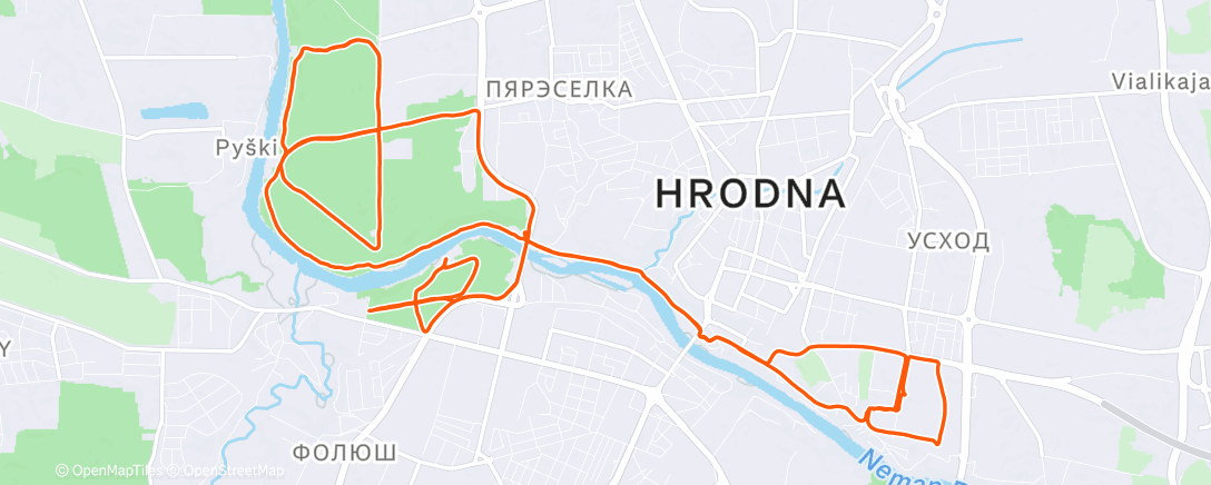 Карта физической активности (Финал сезона - 1,5 падения)