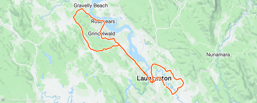 Map of the activity, Morning Ride