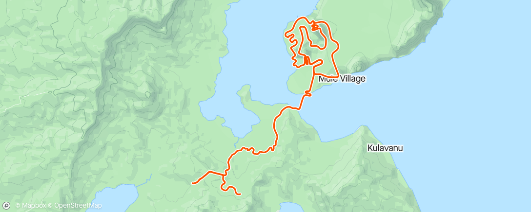 Map of the activity, Zwift - Figure 8 in Watopia