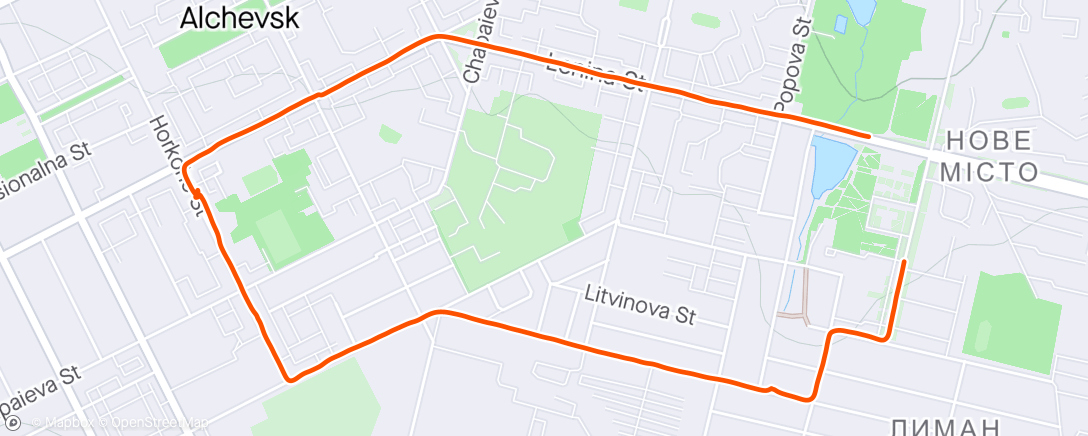 Mapa da atividade, Дневной велозаезд