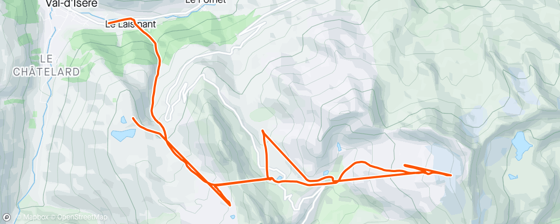 Map of the activity, Montets ✅✔️☑️🕺