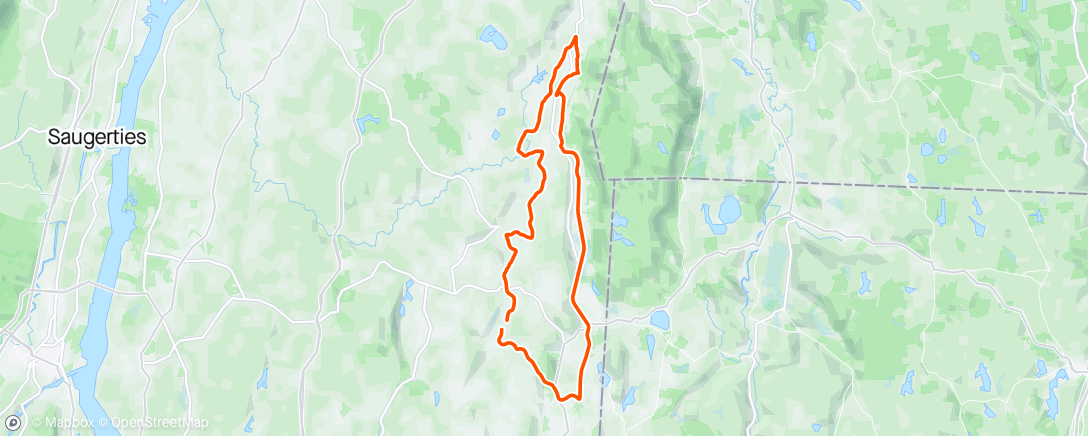 Map of the activity, Copake-Millerton Loop