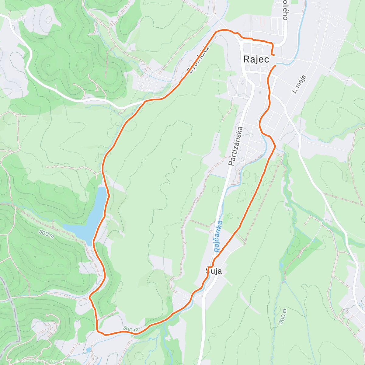 Map of the activity, Vianočný s 🧅kou