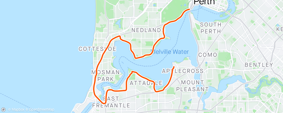 Map of the activity, NBNT - Birthday Ride
