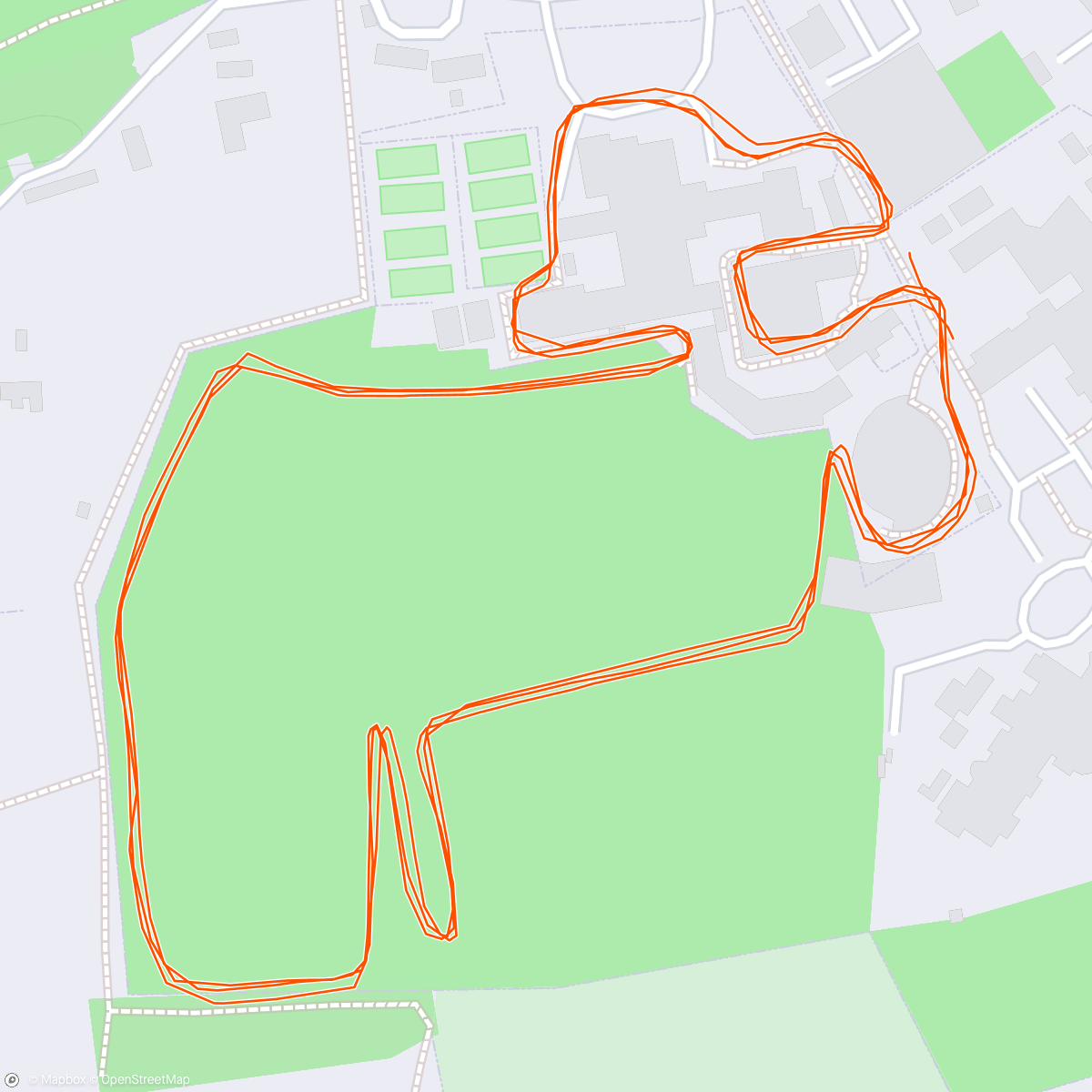 Map of the activity, Soham Village College parkrun