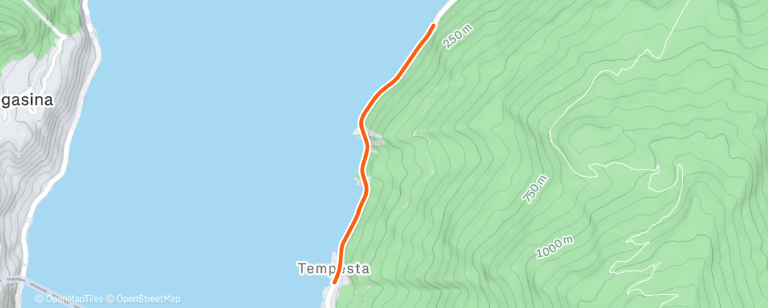 Карта физической активности (ROUVY - Lago di Garda | Italy)