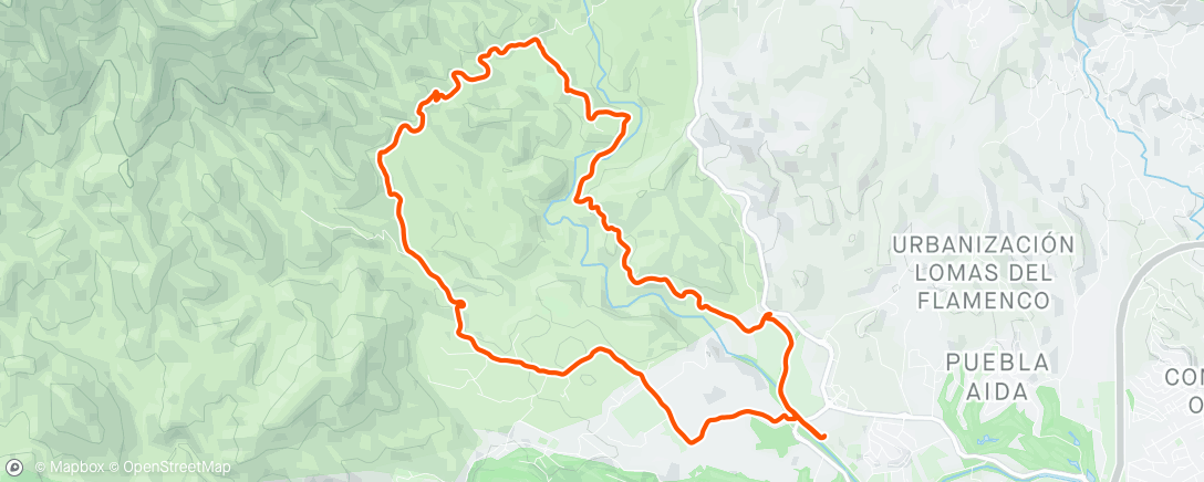 Map of the activity, Elevation Test Ride on New Bike