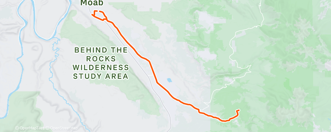 Map of the activity, Afternoon E-Bike Ride
