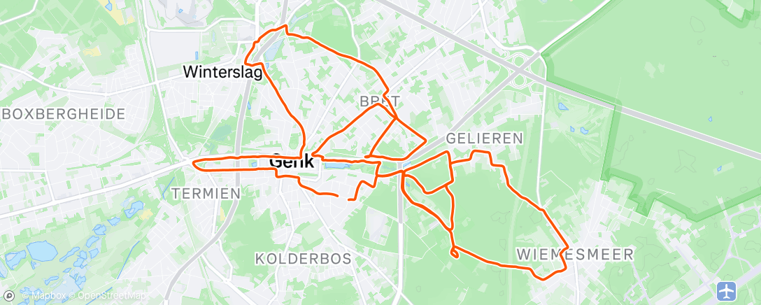 Map of the activity, Benen ➡️ los ✔️