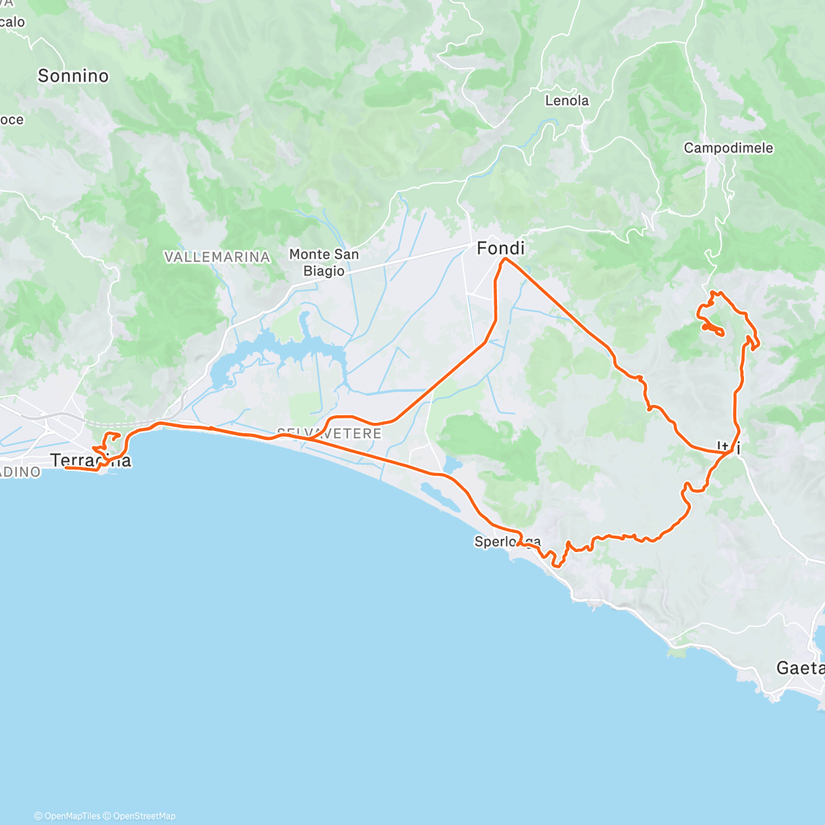 Карта физической активности (Curve quadrate)