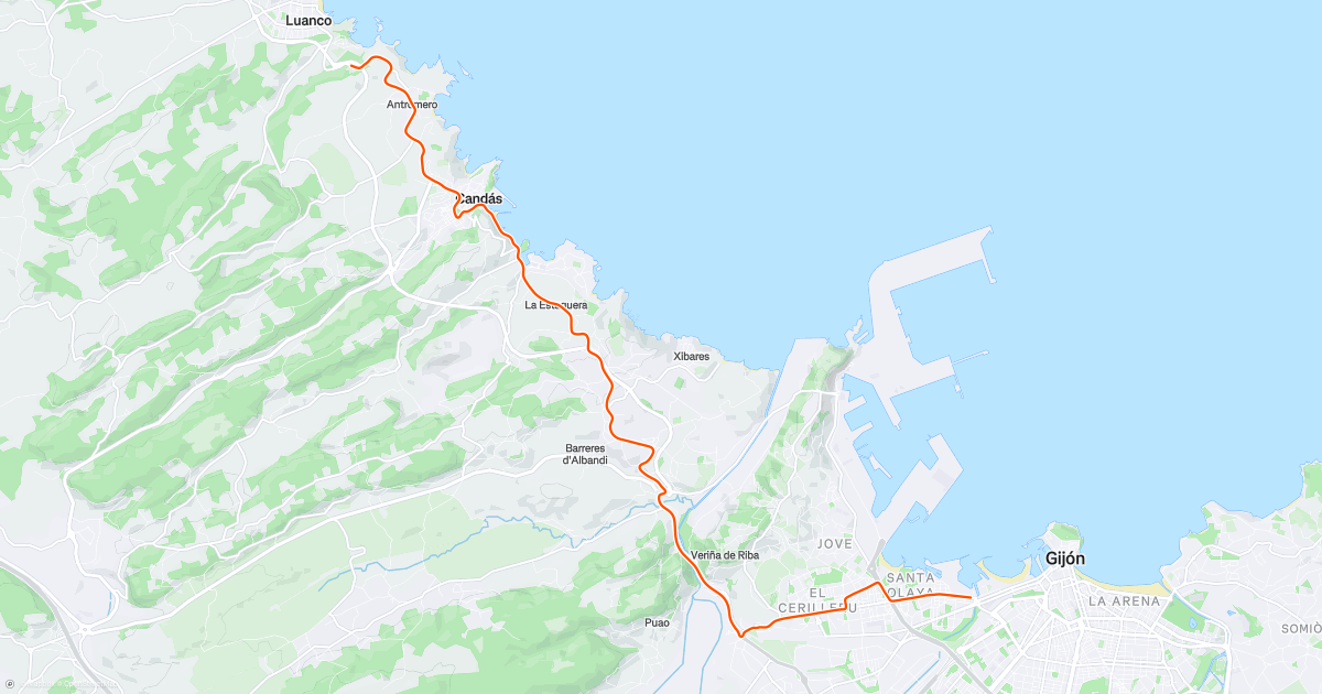 ROUVY La Vuelta 2024 Stage 16 Gijón Strava