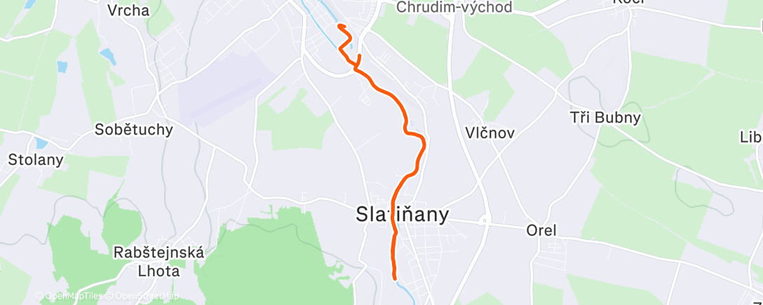 Map of the activity, Pomalu vyklusat