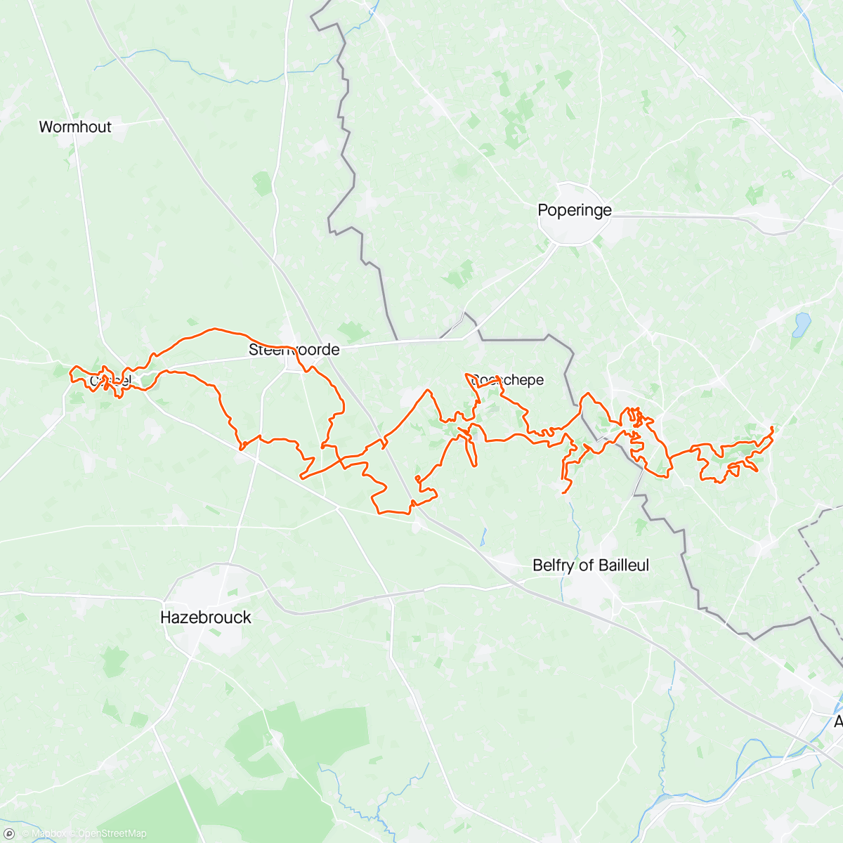Mappa dell'attività Night Run - NTMF 115