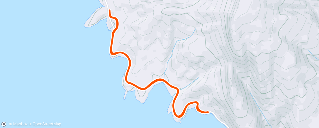 Map of the activity, Morning Run