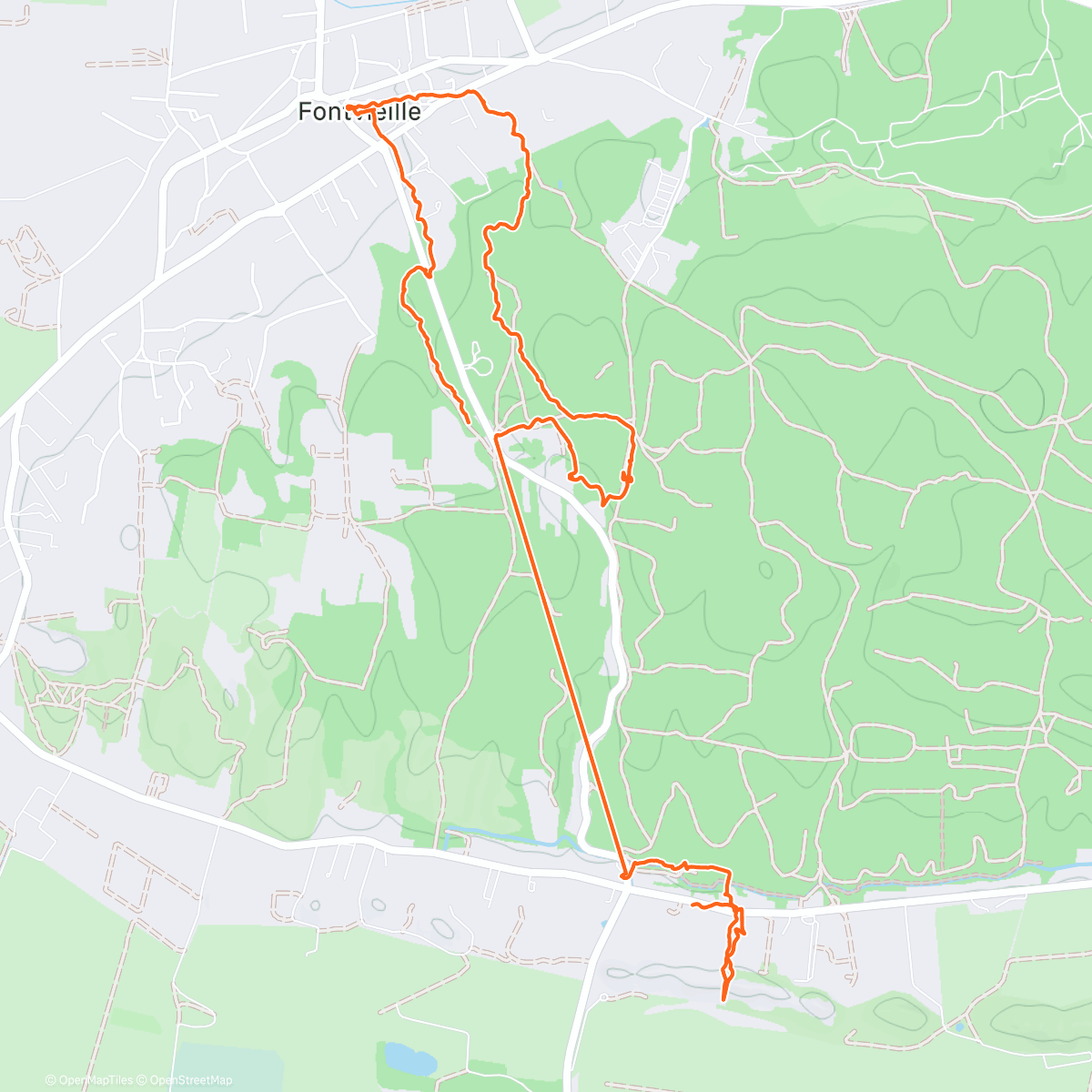 Карта физической активности (Visite aux moulins)