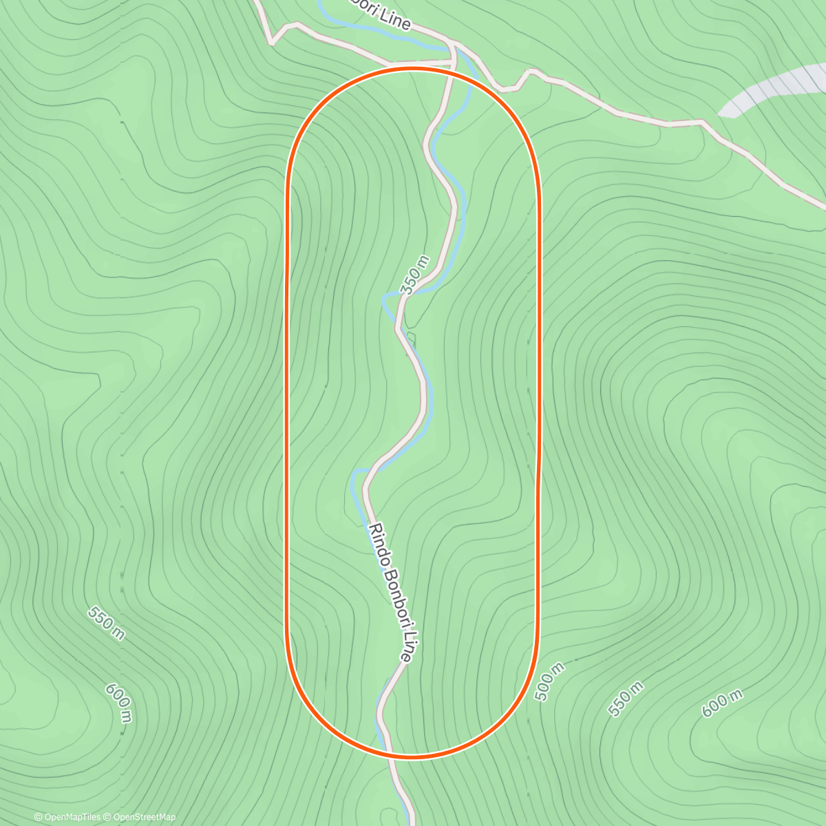Map of the activity, MyWhoosh - Tokyo Drift