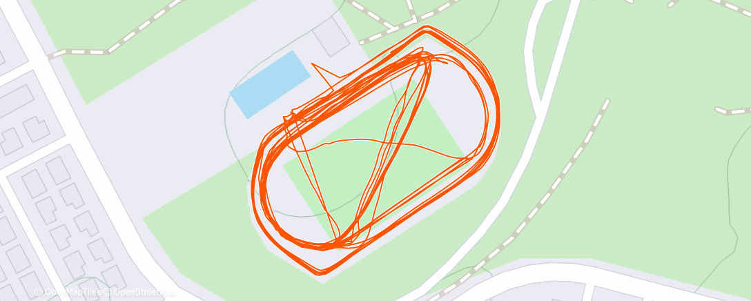 Map of the activity, Morning Run