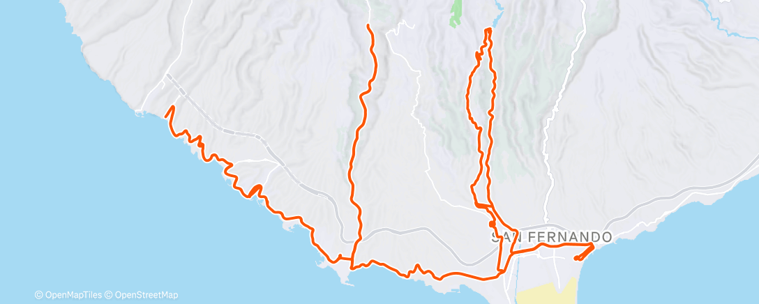 Map of the activity, Trainingslager Gran Canaria Tag 4 Regenwolkenslalom 5h L2 #Addict