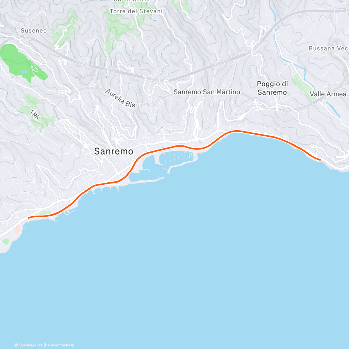 Map of the activity, Sanrecovery