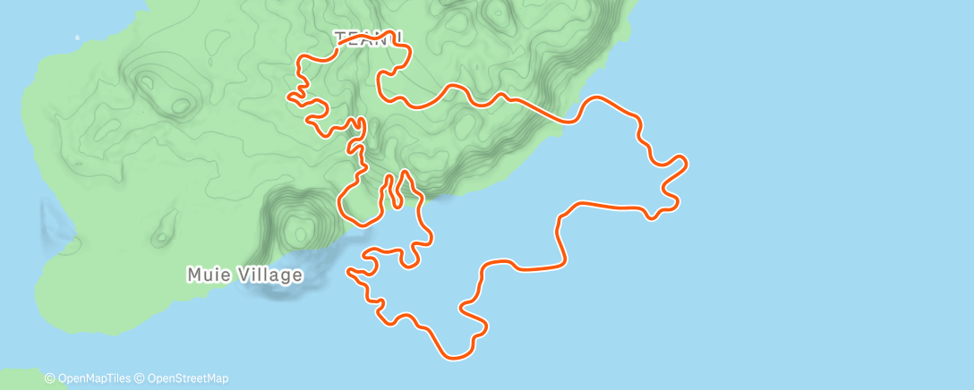 Map of the activity, Zwift - Lactate Shuttle Short on Sand And Sequoias in Watopia