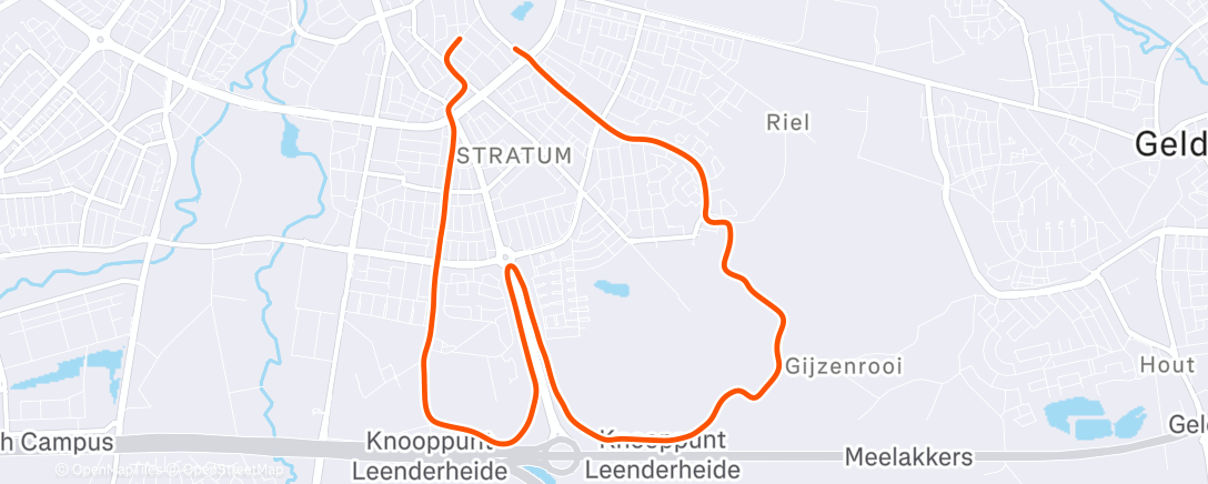 Карта физической активности (Ochtendloop)