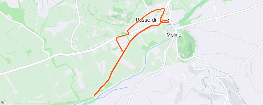 アクティビティ「Corsa dell'ora di pranzo」の地図