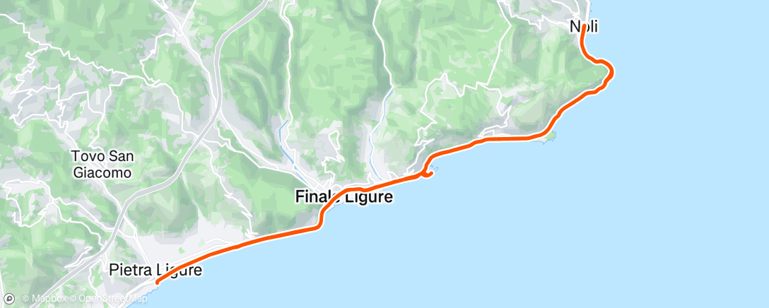 Map of the activity, Afternoon Ride